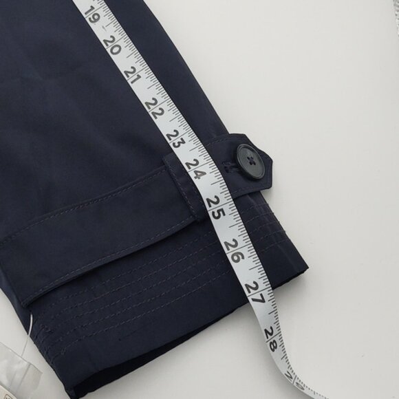 NWT Tasso Elba Raincoat Navy Blue Midlength Versatile All Seasons XL - Picture 11 of 13